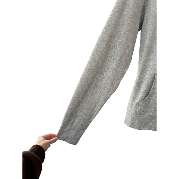 Vuori women's Halo Performance zip Hoodie XL Grey Heather activewear athleisure - Picture 4 of 9